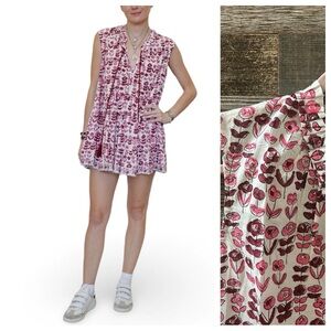 SLV Sur La Vague Blossom Cap Sleeve Mini Dress Size O/P one size petite